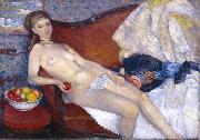 Nude with Apple